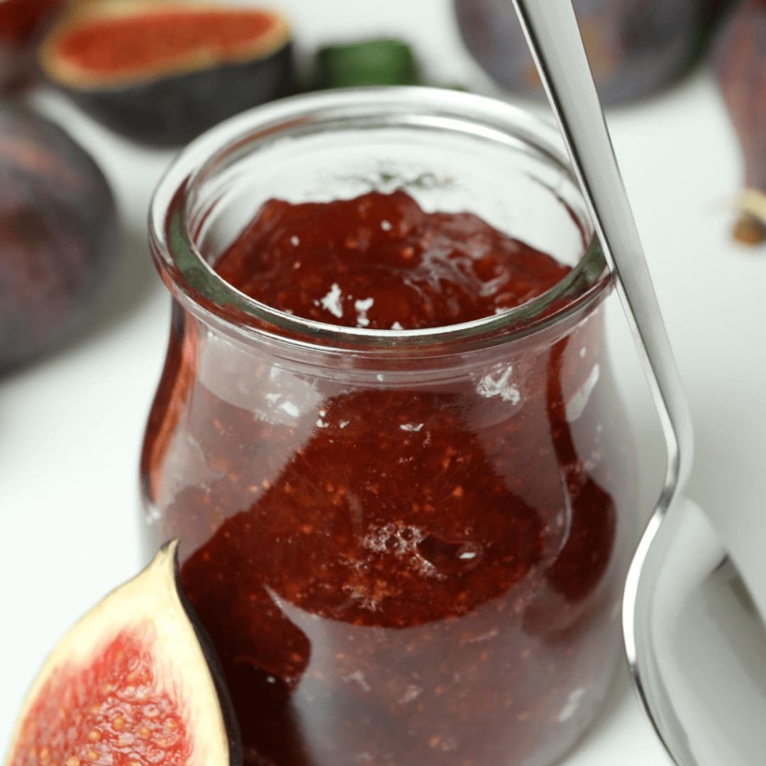 jar filled with jam