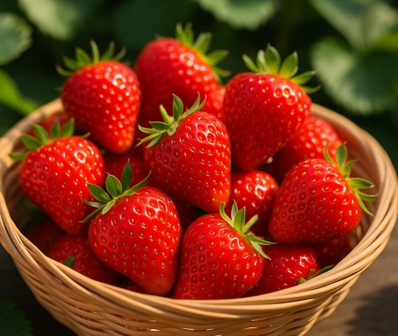 🍓 Your First Strawberry Harvest — Tips for Picking at Peak Sweetness